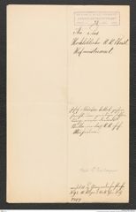 k.k. naturhistorisches Hofmuseum, Intendanzakten 1885-1896 (Hauer), Aktenzahl Z.753.a/1889, Seite 4